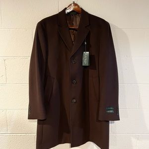 Brand New Ralph Lauren Men’s Overcoat - 42 Short in Wine Color